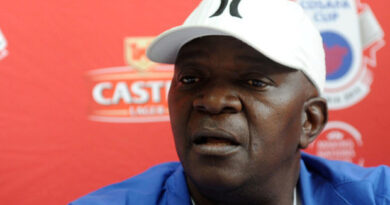 Stanley Tshosane during a press coference